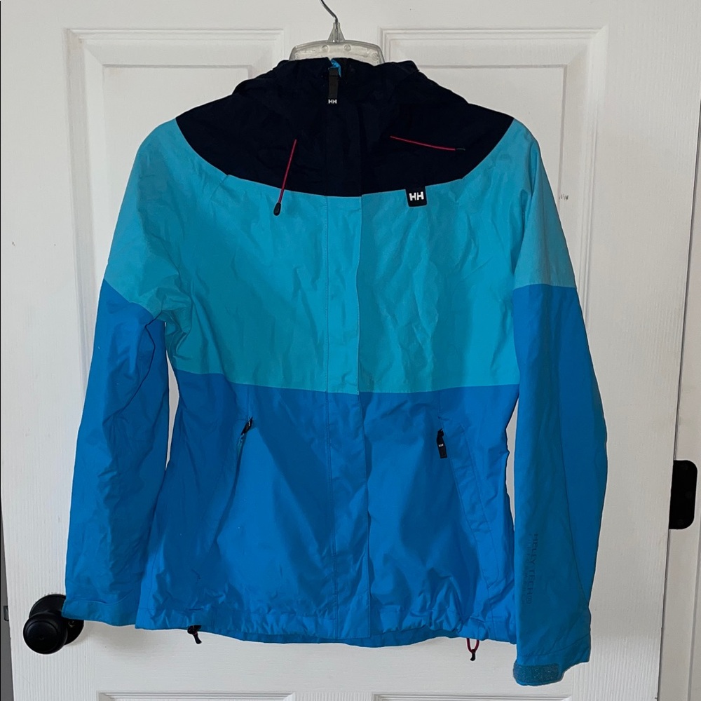 Helly Hansen Turquoise and Navy Jacket